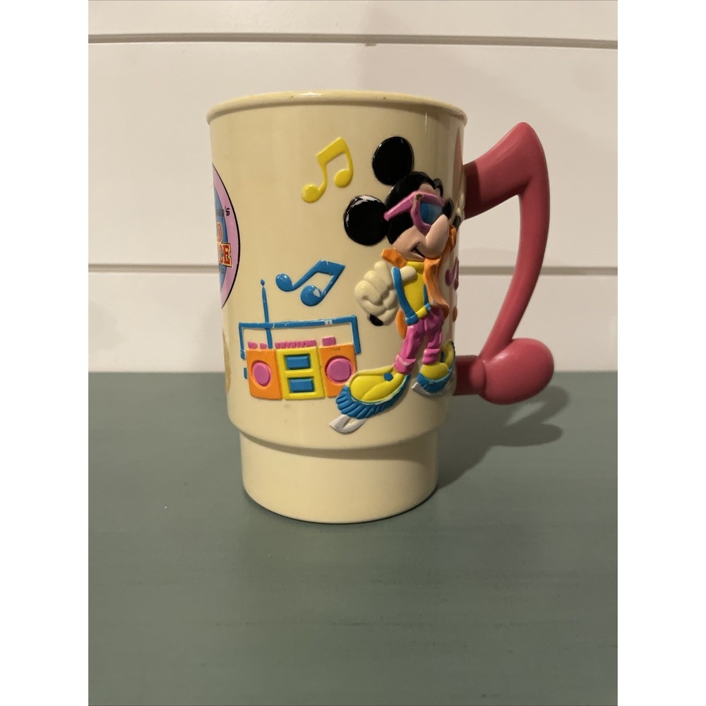 2 Disney World On Ice Cup Chip n Dale Talespin Darkwing Duck 1992 Vtg 5" Mickey - Picture 4 of 7